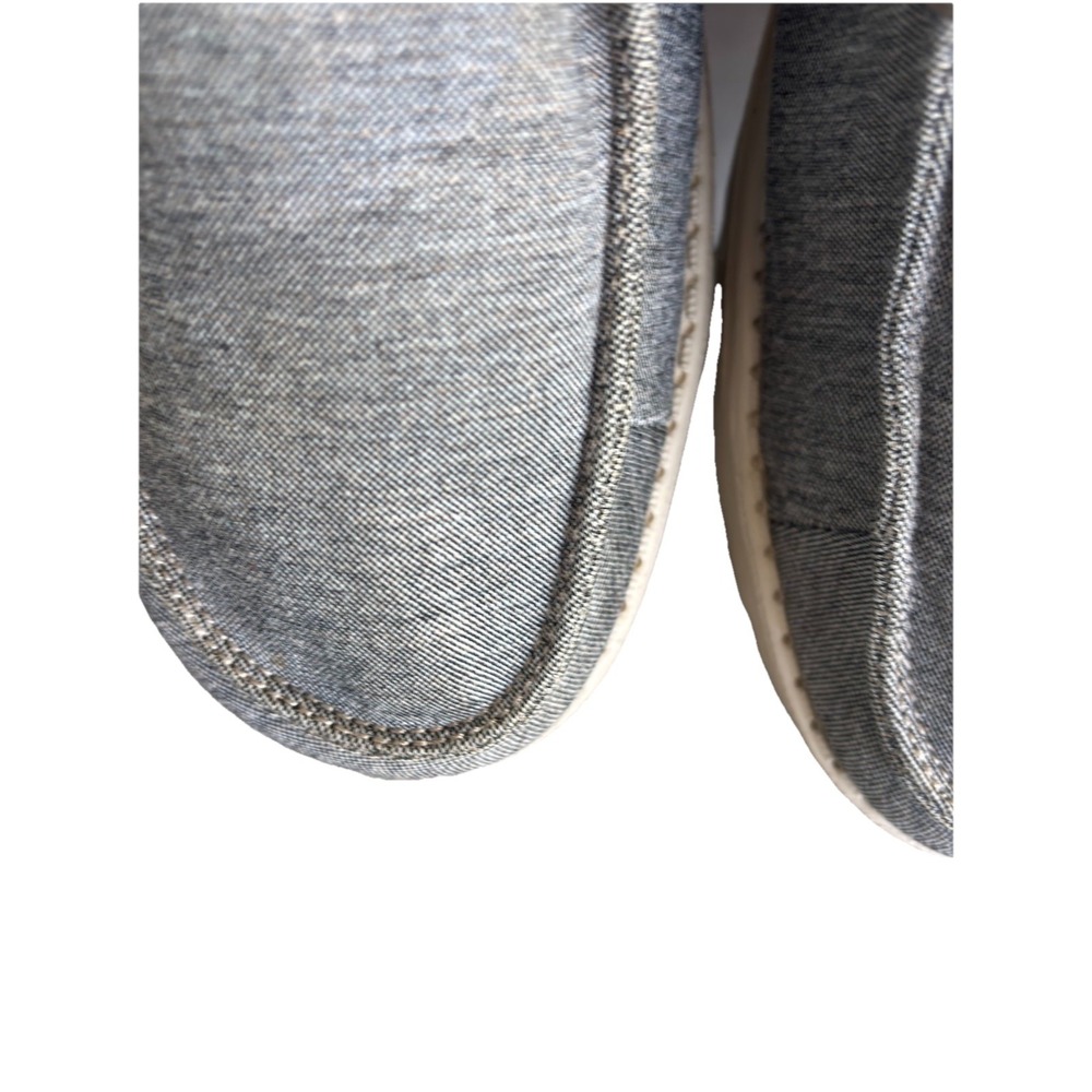 Hey Dude Wendy Stretch Steppa Grey Chambray Slip On Loafers Shoes Womens 8 - Picture 9 of 13